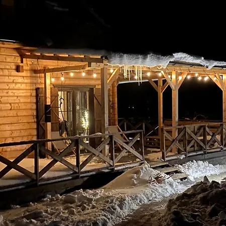 Gorskie Formy - Drewniany Dom W Gorach Z Balia Chalet