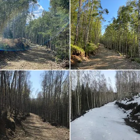 Gorskie Formy - Drewniany Dom W Gorach Z Balia