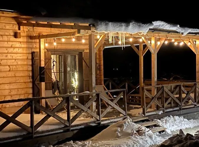 Gorskie Formy - Drewniany Dom W Gorach Z Balia Chalet