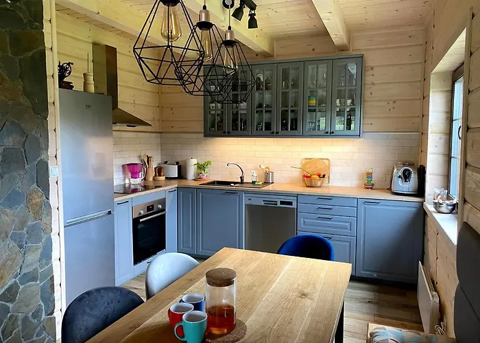 Chalet Gorskie Formy - Drewniany Dom W Gorach Z Balia *