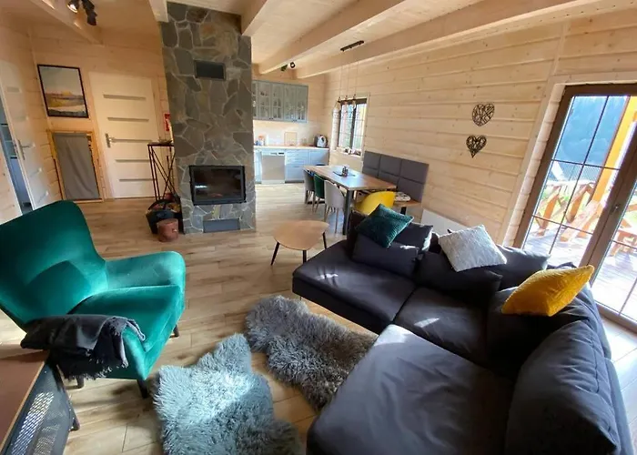 Chalet Gorskie Formy - Drewniany Dom W Gorach Z Balia