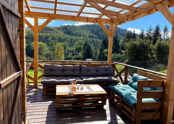 Gorskie Formy - Drewniany Dom W Gorach Z Balia Chalet Leszczyniec