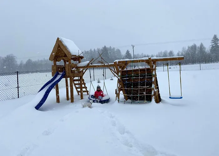 Chalet Gorskie Formy - Drewniany Dom W Gorach Z Balia *